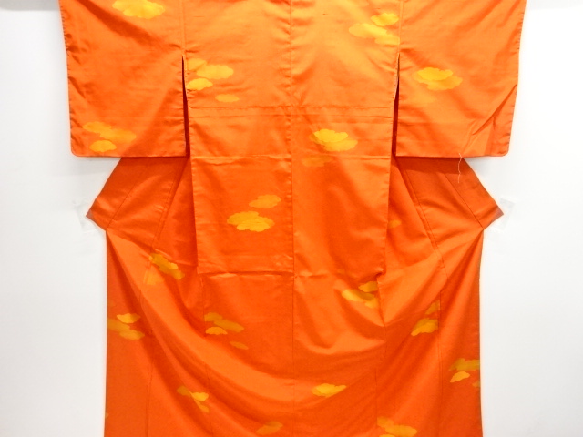 JAPANESE KIMONO / ANTIQUE KIMONO / SILK / FUSHI TSUMUGI / WOVEN CLOUD